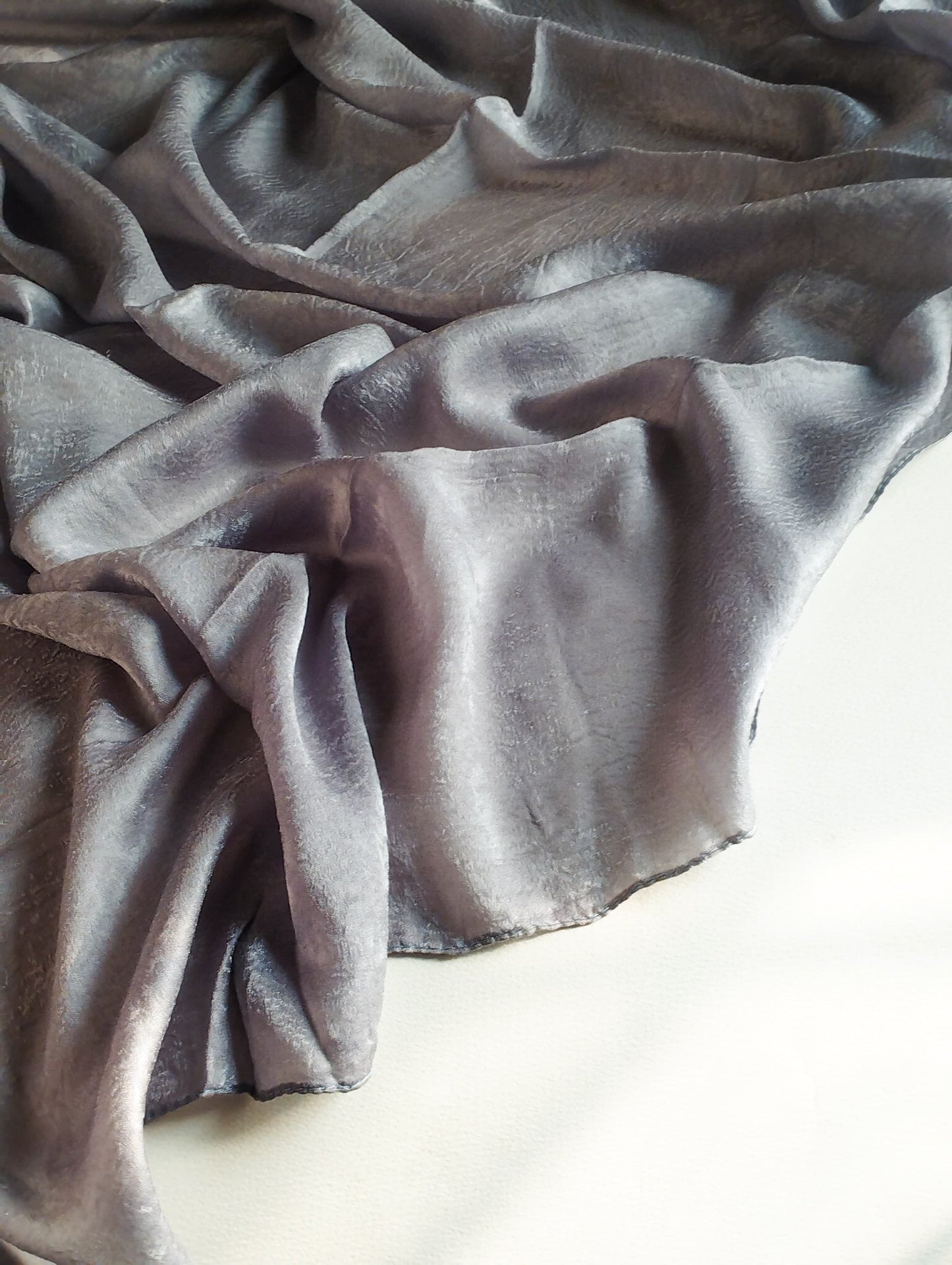 Premium Velvet Silk - Silver Grey