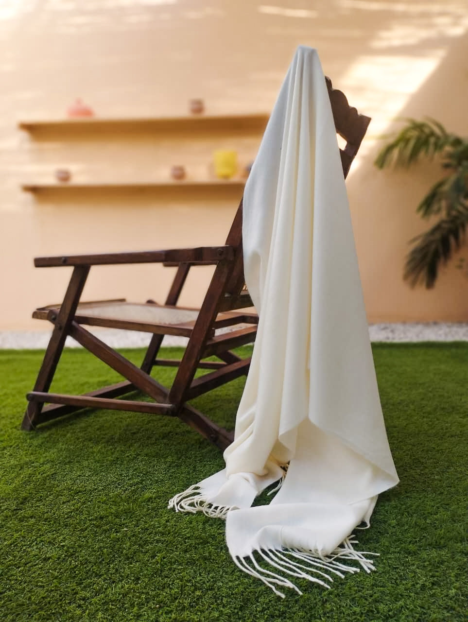 Winter Cashmere Scarves - Off White