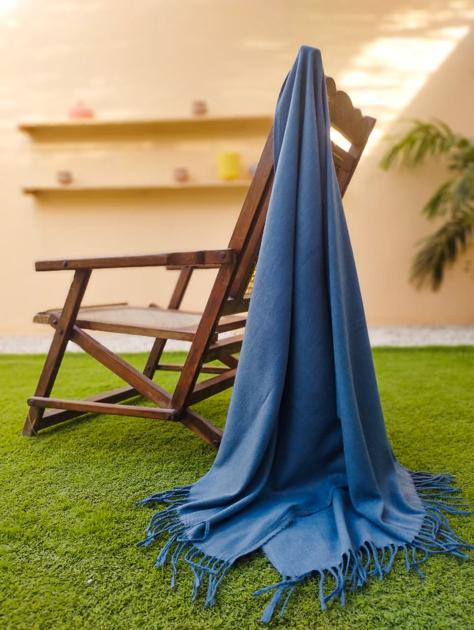 Winter Cashmere Scarves - Queen Blue