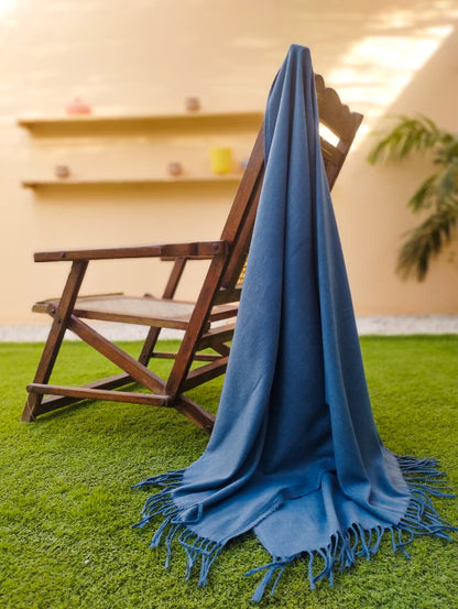 Winter Cashmere Scarves - Queen Blue