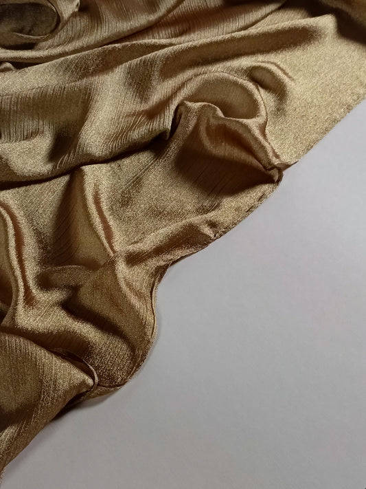 Crinkle Silk - Gold