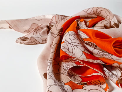 Printed Silk Scarf