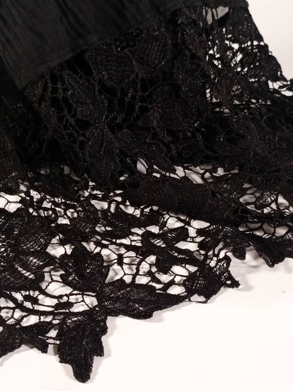 Laced Scarf - Black